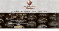Desktop Screenshot of carolscreativechocolatez.com